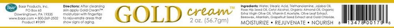 Baar Gold Cream, 2 oz.