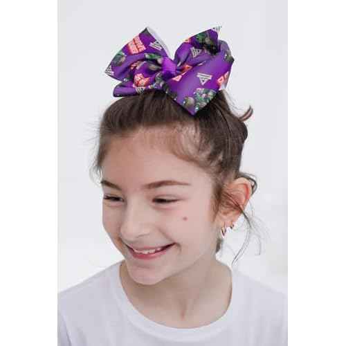 Monster Jam Girls Bow Hair Tie One Size