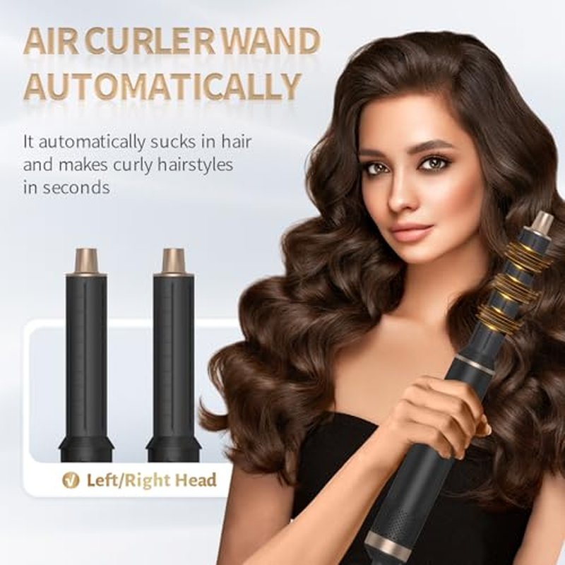 Blow Dryer Brush 5 in 1: Ionic Hot Air Styler Hair Dryer Brush Blow Dryer Set for Curling Volumizing Straightening Styling