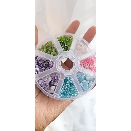 Bead It Wear It Love It Crystal Loc Sprinkle Complete Kits, Dreadlock Hair Bead Accessories, Sprinkle Beads for Braids Locs Twists, Needle & Thread Included (Crystal Color Match Up Kit)