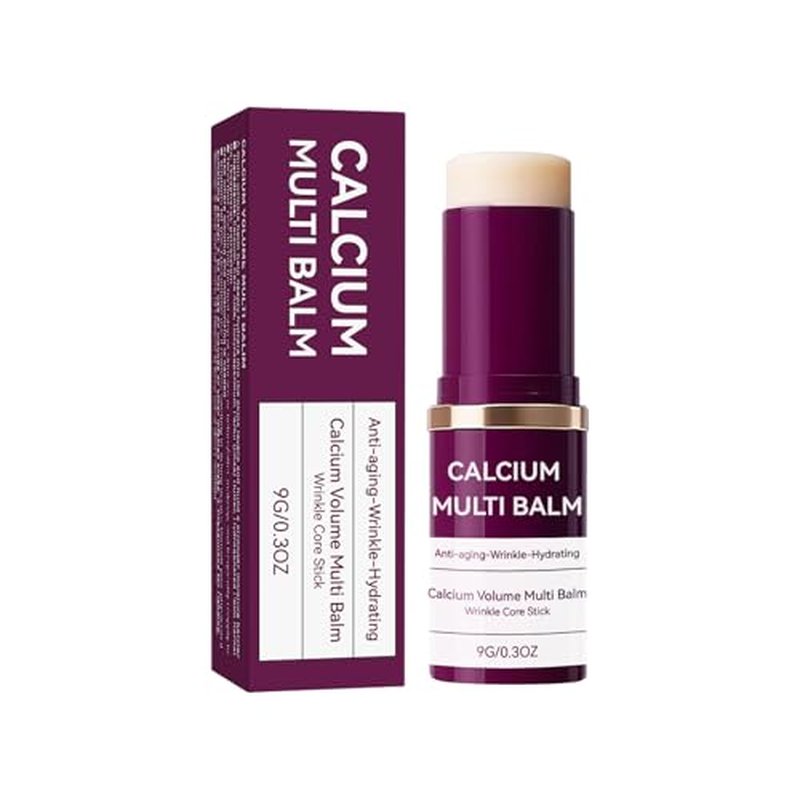 Cemenrete Calcium Multi Balm, Korean Collagen Moisturing Stick,Calcium Volume Multi Balm, Wrinkle Core Stick, cemenrete calcium multi balm anti-aging, sagging, wrinkles (Pack of 1)