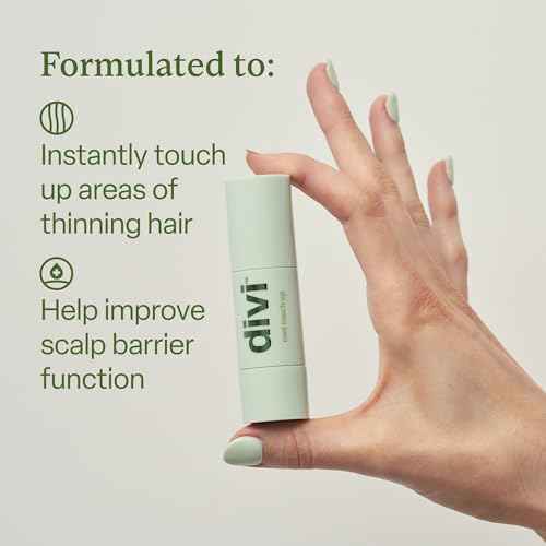 Divi Root Touch-Up Powder for Hair Coverage ? Temporary Concealing Powder ? Conceals Bald Spots & Reduces the Appearance of Thinning Hair ? Sweat & Water Resistant for Women & Men, 0.07oz