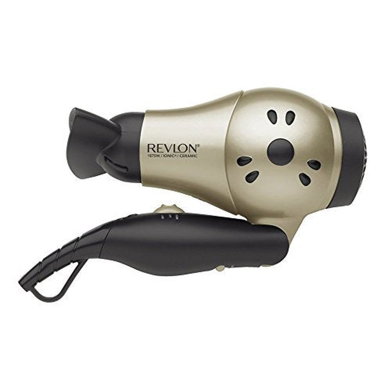 REVLON 1875W Compact Folding Handle Hair Dryer | Great for Travel