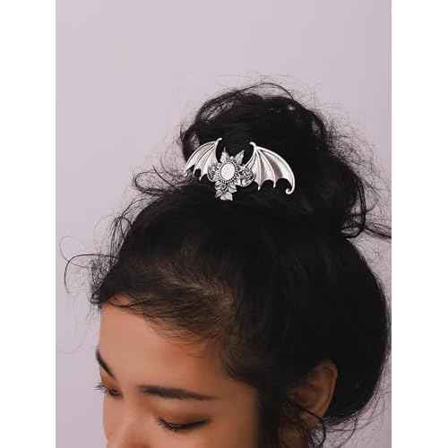 HAQUIL Vintage Gothic Bat Sun Hairpin, Punk Rock Hair Clip for Women Hair Accessories