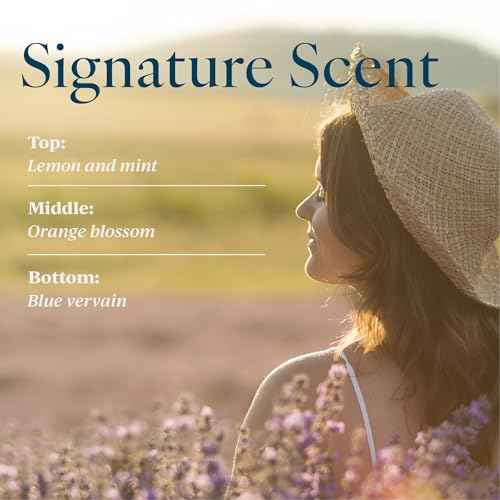 Provence Sante Natural Liquid Soap - Moisturizing Almond Oil Hand Soap with Lemon Vervain Scent - Elegant Pump Dispenser for Kitchen & Bath (16.9 oz)