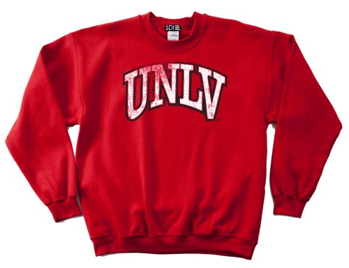 UNLV Rebels 50/50 Blended 8-Ounce Vintage Arch Crewneck Sweatshirt, X-Large, Red