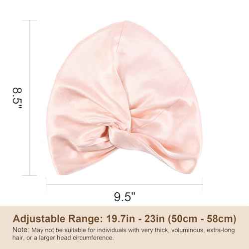 DAISYSILK 100 Pure Mulberry Silk Hair Bonnet for Sleeping Silk Hair Wrap for Women