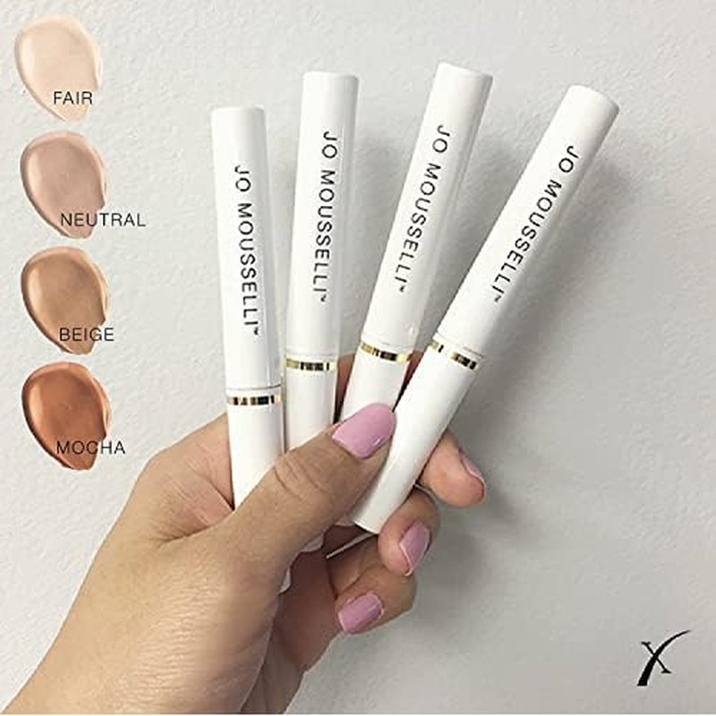 Xtreme Lashes Skin Renewing Cream Concealer Collection, Fair, Neutral, Beige, Mocha, 0.08 Fl Oz (Pack of 4), Face Makeup, All Skin Types, Medium Coverage, Hydrates, Protects, and Soothes Skin