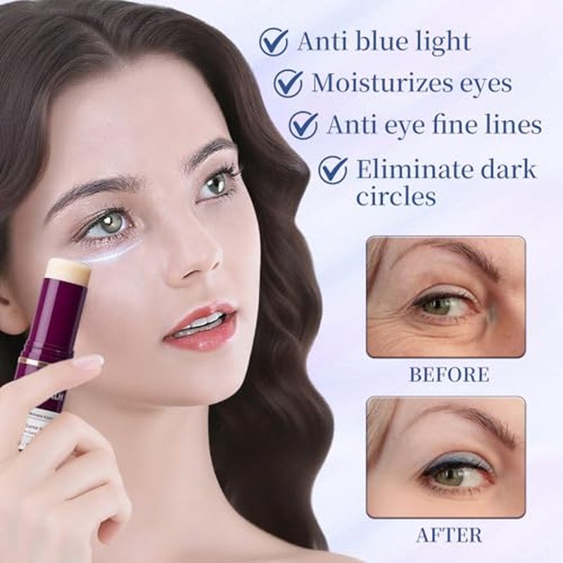 2Pcs Calcium Volume Multi Balm, Calcium Multi Moisturizing Balm 9g, Collagen Moisturing Sticks, Nourishing Formula with Calcium, Almond & Vitamin E, Wrinkle Core Stick for Face, Eyes & Neck