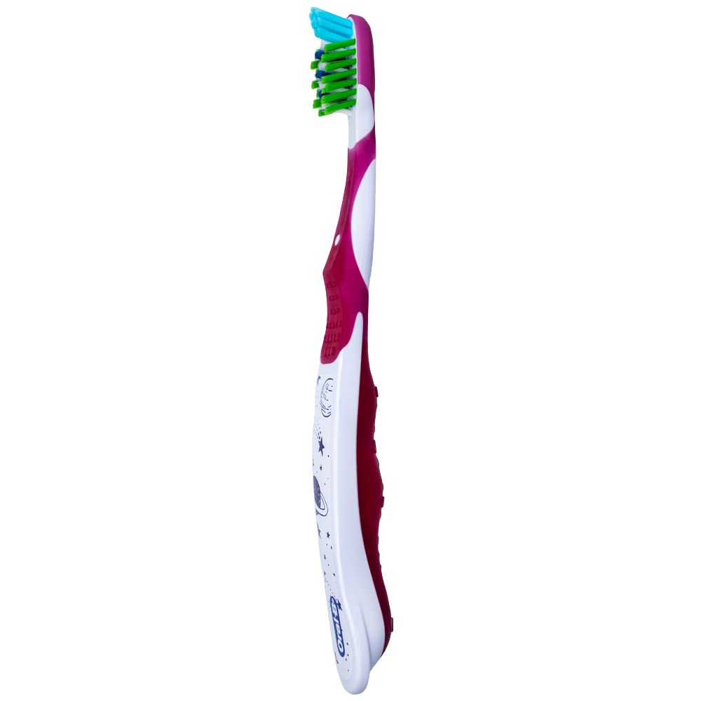 Oral-B Pro-Health Junior CrossAction Galaxy Toothbrush, Ages 6+, Soft - Pack of 3