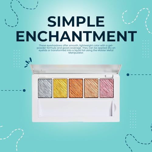 MAKEUP BY MARIO Master Metals¢ç Eyeshadow Palette 5 x 0.05 oz/ 1.5 g