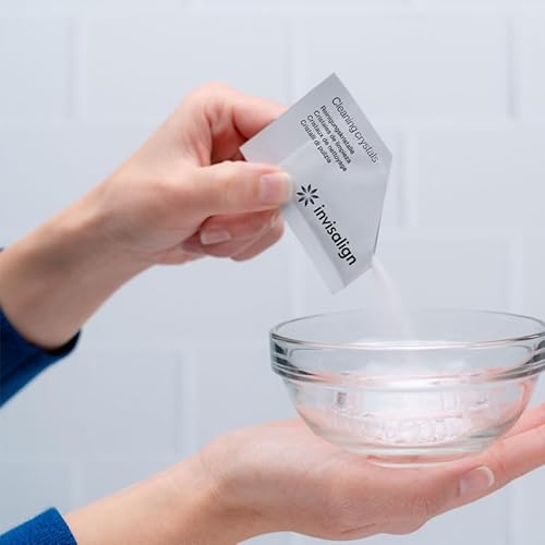 INVISALIGN Cleaning Crystals for Clear Aligners and Retainers, (50 Packets)