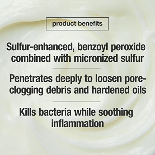 CONTROL CORRECTIVE Clear Med 10% Acne Treatment Lotion, 2.5 Oz - Helps Clear & Control Breakouts, Benzoyl Peroxide, 3% Sulfur To Improve Efficacy And Dry Up Blemishes