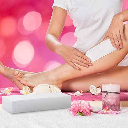 2000 Pcs 3'' x 8'' Non Woven Wax Strips for Hair Removal, Large Body and Facial Wax Strips Epilating Cloth for Leg Beauty Women Men Arms, White