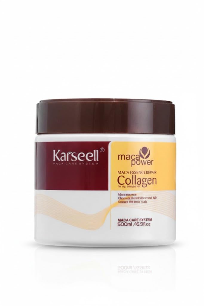 Hair Mask Karseell Deep Conditioner Argan Oil Collagen Treatment Natural Coconut Oil for Dry and Damaged Hair 16.90oz 500ml