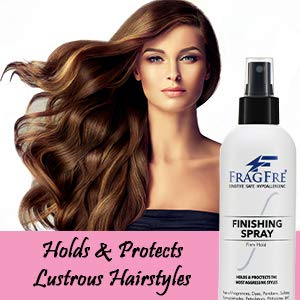 Hair Finishing Spray - Firm Hold, Fragrance-Free, Hypoallergenic | 8 oz, Vegan, Paraben-Free, Sensitive Skin