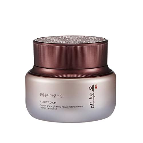 The Face Shop Yehwadam Heaven Grade Ginseng Rejuvenating Cream | Gentle & Low-Irritant Formula for Instant Face Anti-Aging Effects | Naturally Derived for Eye Skin Brightness, 1.69 Fl Oz