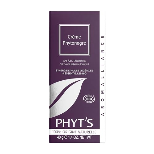 Phyts Phytonagra Cream - Balancing Facial Moisturizer for Vitality and Suppleness - Anti-Ageing Face Cream with Vitamin E and Soya Plant Oil - 1.4 oz