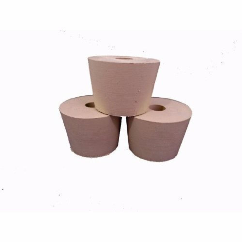 Rubber Stopper- Size 5.5- Drilled (Set of 3)