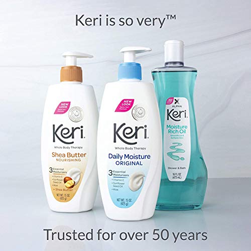 Keri Moisturizing Shower and Bath Oil, 16 Fl Oz