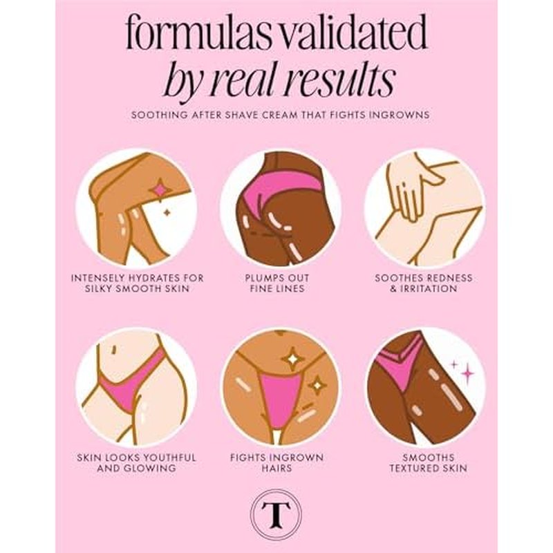 Truly Beauty Soft Serve After Shave Plump Cream | Hydrating & Plumping Cream for Post-Shave Smoothness | With Hyaluronic Acid & Peptides for Firm, Youthful Skin | Strawberry, Vanilla & Amber Scent