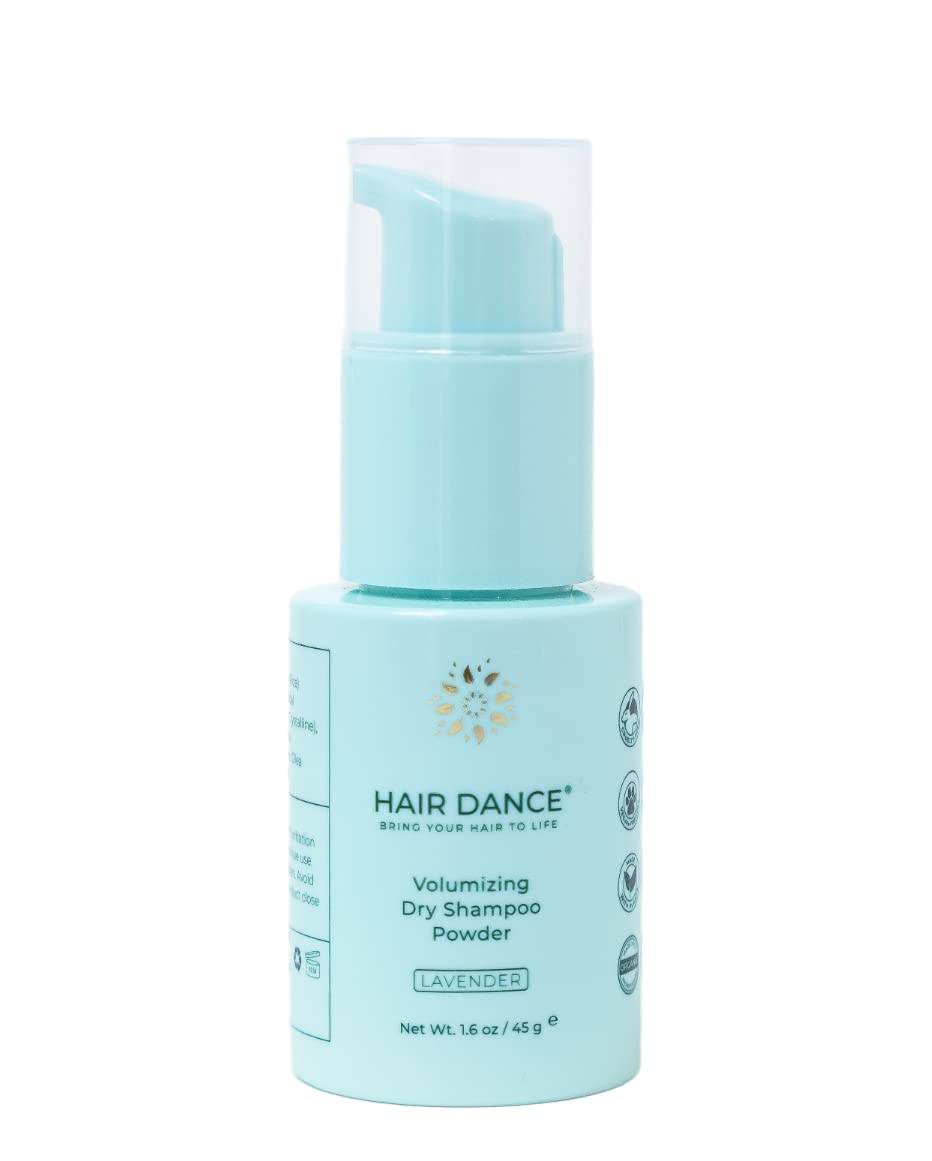 Dry Shampoo Powder - Natural & Organic Non-Aerosol Formula | Jumbo Size | Lavender Oil Scent | 1.6 Ounce
