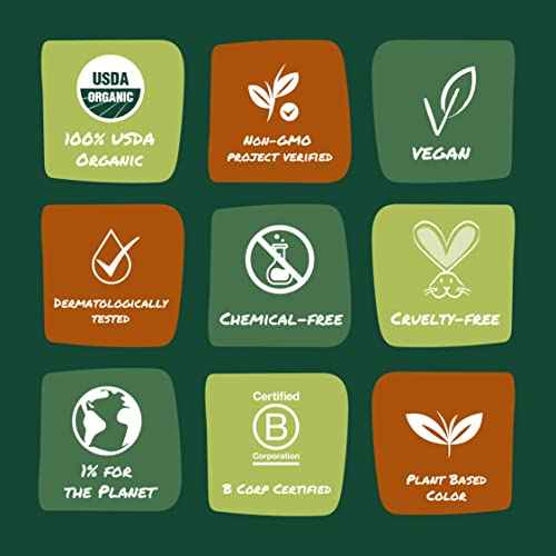 Herbatint Henna Color Organic Hair Dye - Plant-Based Henna Powder & Herbal Formula - Vegan - Rich Brown - 3.5oz