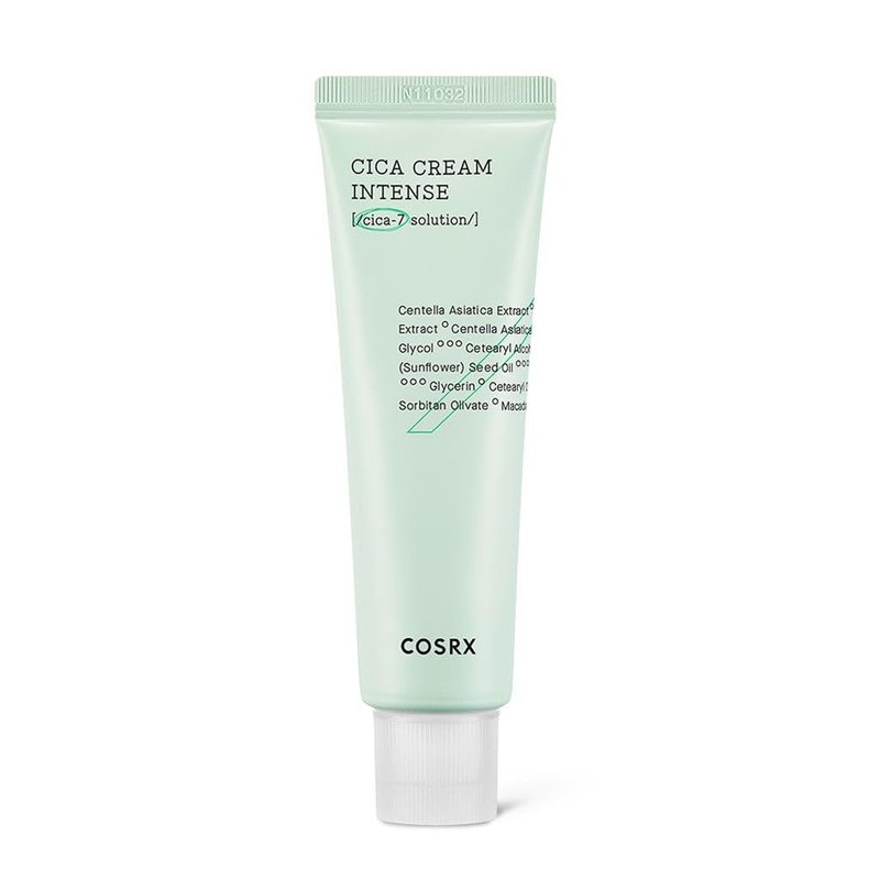 COSRX Pure Fit Cica Intensive Cream 1.7 oz/ 50 mL | For Dry Sensitive Skin, Centella Asiatica Face Moisturizer Recommended for Acne-Prone Skin, Reduce Redness, Not Tested on Animals, Korean Skin Care