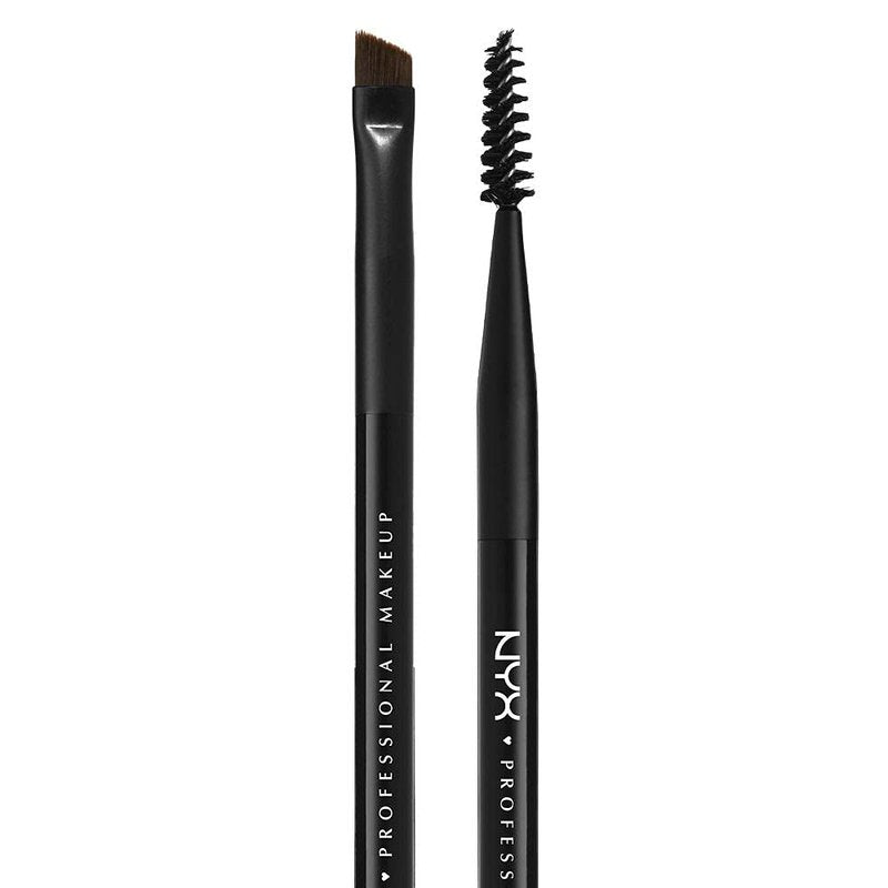 Pro Dual Brow Brush Set - NYX Professional Makeup - Precise Application for Perfect Brows | Pack of 2