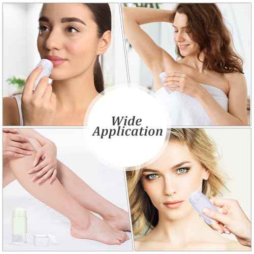 12 Pcs 30ml/1oz Clear Deodorant Containers Refillable Bottom Refilling Round Stick Plastic Twist Up Deodorant Bottles for DIY Chapstick Lip Balm Crayon