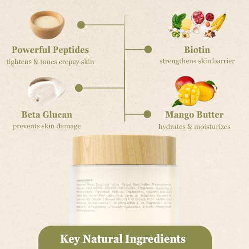 NutraVive Body Protect Cream ? Anti-Aging Crepey Skin Moisturizer, 8.1 Oz ? Tighten, Tone & Nourish Crepey Skin ? Full Body Moisturizing Treatment - Boost Collagen Production & Protect Skin Layers