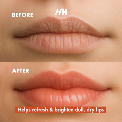 Handmade Heroes Turmeric Lip Scrub with Vitamin C ? 100% Natural Vegan Exfoliant for Dark Dry Chapped Lips ? Deep Conditioning Sugar Polish 1oz