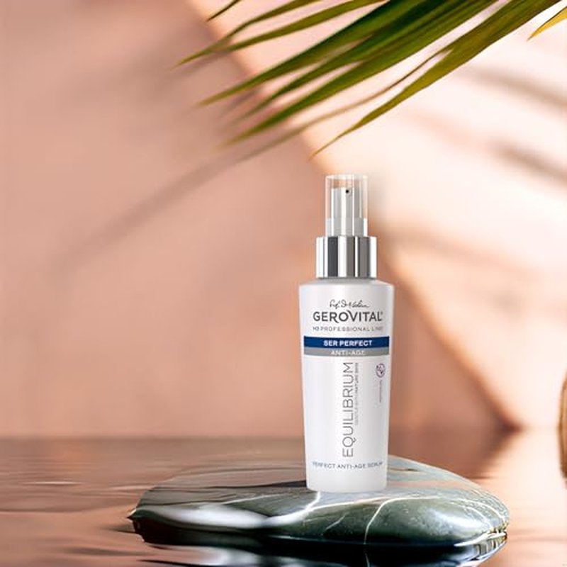Gerovital EQUILIBRIUM Perfect Anti-Aging Serum with Peptide 5% | Intensive Treatment for Mature, Dry and Wrinkled Skin | Professional Product, 100 ml