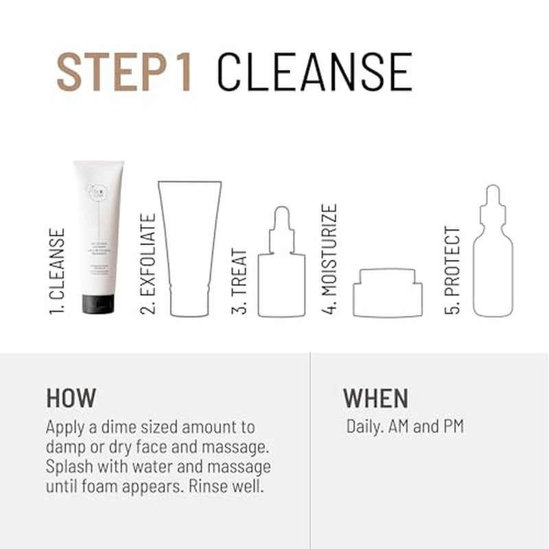 Dr. Brandt Dr. B Lab Oil-to-Foam Cleanser - Gentle, Hydrating, Double Cleansing Formula Removes Dirt, Makeup & Impurities - 4.2 fl oz, Pack of 2