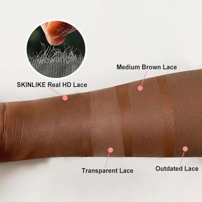 Body Wave 0.095mm Real HD 13x4 Lace Frontal Brazilian Human Hair Real Invisible HD Lace Human Hair Ear to Ear Full Density Lace Frontal Closure Tiny Knots (20inches)