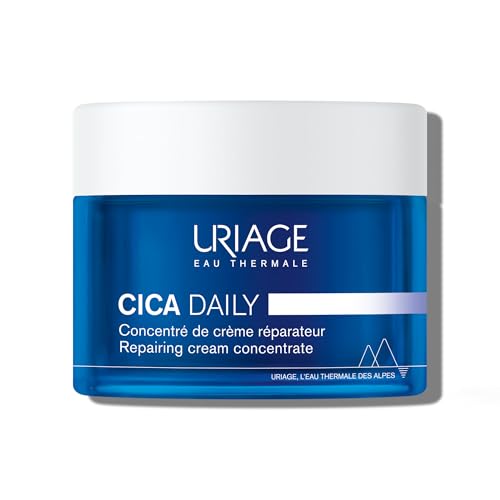 Uriage Cica-Daily Repairing Cream Concentrate | Made With Centella Asiatica, Hyaluronic Acid & Vitamin B5, 96% Ingredients of Natural Origin, Fragrance-Free, 50 mL / 1.69 zz