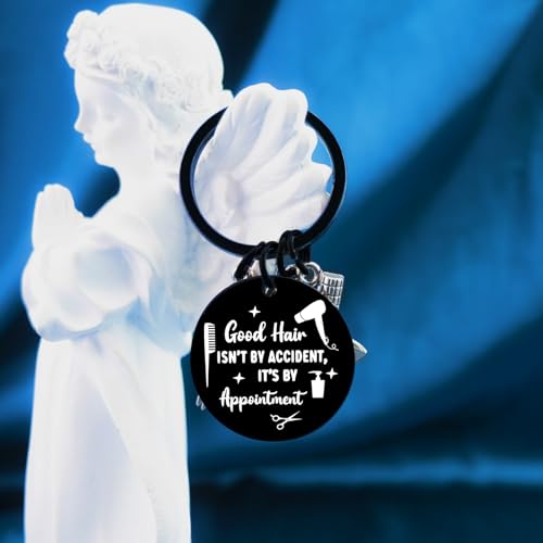 Hair Stylist Hairdresser Gifts for Women Cosmetology Jewelry Comb Scissors Charm Keychain Christmas Birthday Gift for Hairdresser Cosmetologist Hairstylist Retirement Graduation Gift