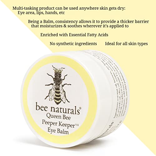 Bee Naturals Peeper Keeper Trio Eye Care - Gift Set for Eye Wrinkles, Puffy Eyes, and Crow's Feet