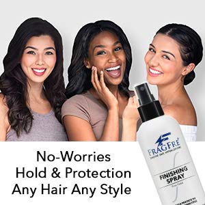 Hair Finishing Spray - Firm Hold, Fragrance-Free, Hypoallergenic | 8 oz, Vegan, Paraben-Free, Sensitive Skin