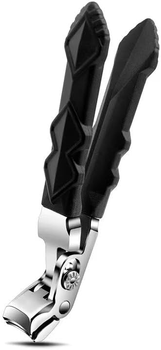 Long Handle Toenail Clipper for Seniors - Ergonomic Stainless Steel Design with Non-Slip Grip | Ideal for Thick Nails