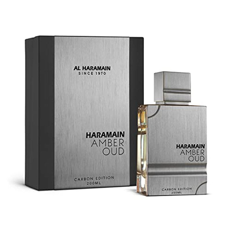 Al Haramain Amber Oud Carbon Edition - Cologne for Men - Long Lasting Perfume for Men - Arabian Perfume - Men's Cologne - Oud Perfume - 6.7 oz