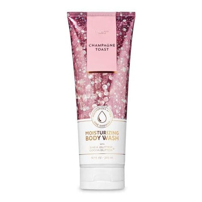 Bath and Body Works - Champagne Toast - 3 pc. Gift Set - Moisturizing Body Wash, Fine Fragrance Mist and Ultra Shea Body Cream - (2019 Edition)