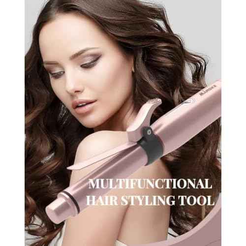 Cordless Curling Iron, Mini Curling Iron, Travel USB Rechargeable Ceramic Curling Wand,Hair Straightener and Curler 2 in 1, Mini Flat Iron with 3 Temp Setting, Curlers for Short Hair