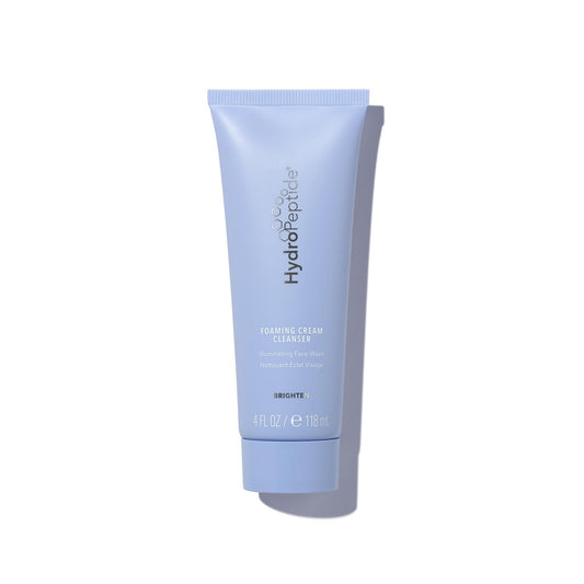 HydroPeptide Foaming Cream Cleanser, Illuminating Fortifying Peptide Face Wash, 4 ounce