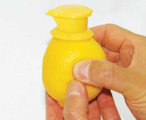 EcoJeannie 1 Pack Citrus Tap, Portable Lemon Juicer Faucet (Patent Pending), Lime Squeezer, Juice Extractor- BPA Free Hormone Free