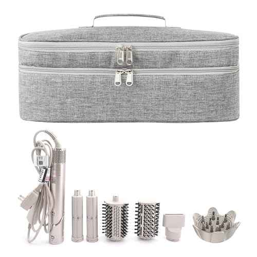 Hair Tools Travel Bag Compatible With Shark Flex Style Attachment, Shark Airwrap Flexstyle, Dyson Airwrap | Travel Case For Sharkflex Styler | (Grey)