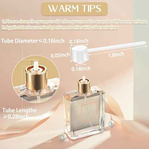 Tessco for you 35 Pieces 8ml Travel Refillable Perfume Bottles Mini Cologne Perfume Spray Bottle Empty Pocket for Travel and Outgoing Pocket Cologne Sprayer