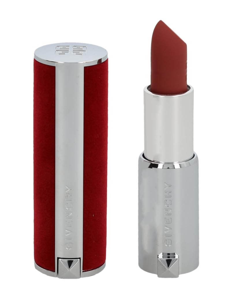 Givenchy Le Rouge Deep Velvet Matte Lipstick - 28 Rose Fume | 0.12 oz Long-Lasting Color