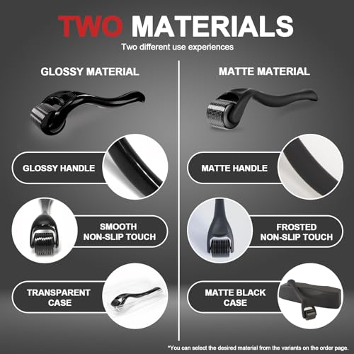 540 Titanium Derma Roller - Microneedle Micro Needle Roller for Men and Women Home Use - Microneedling Microneedle Skin Care Tool B10