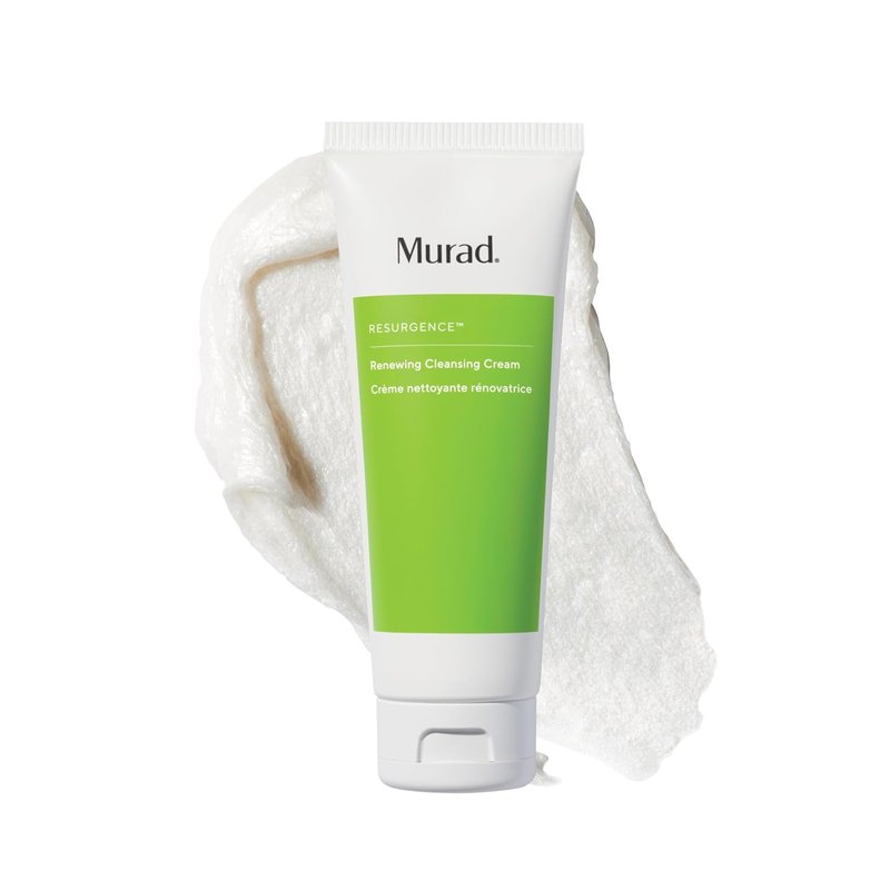 Murad Renewing Cleansing Cream - Age-Defying Face Wash with Lactic Acid & Vitamin E | Nourishes Dry Skin & Reduces Wrinkles
